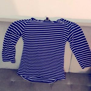Banana Republic striped blouse